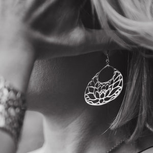Lotus Earrings - The Story Behind the Design - Finding Peace